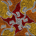 Wardapi Jukurrpa (Goanna Dreaming) - Yarripilangu