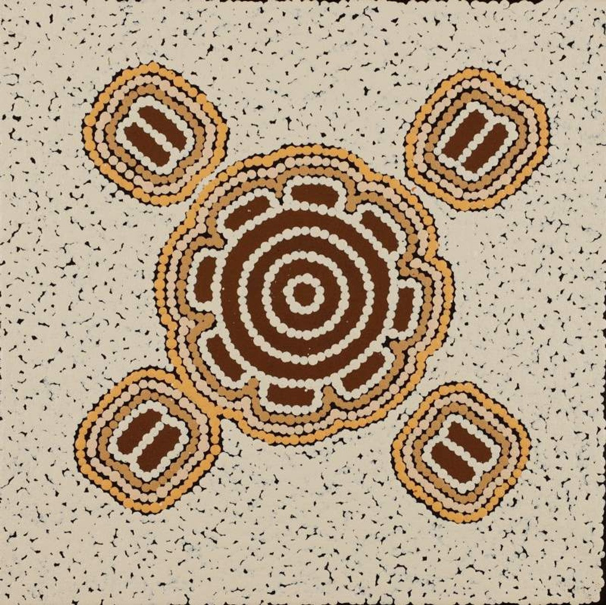 Pamapardu Jukurrpa (Flying Ant Dreaming)  - Warntungurru