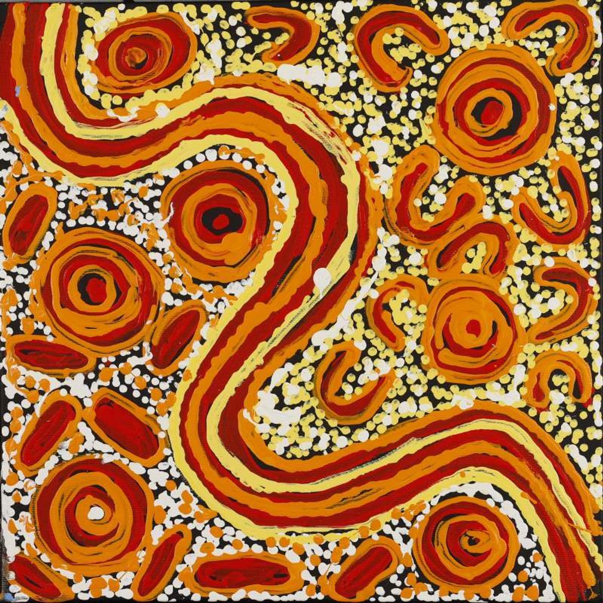 Ngapa Jukurrpa (Water Dreaming)  - Mikanji
