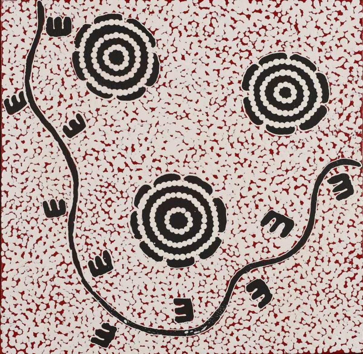 Pamapardu and Janganpa Jukurrpa (flying ant and possum Dreaming)