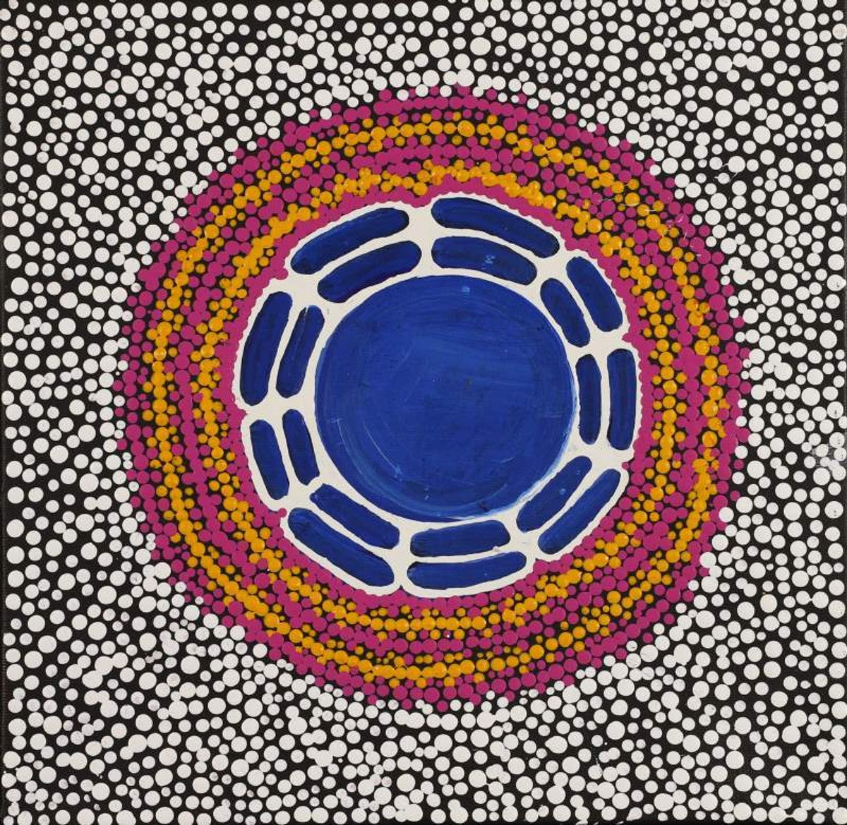 Pamapardu Jukurrpa (Flying Ant Dreaming)  - Warntungurru
