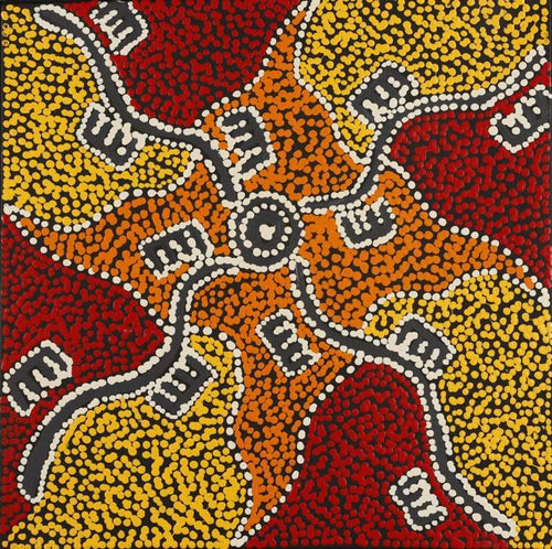 Wardapi Jukurrpa (Goanna Dreaming) - Yarripilangu