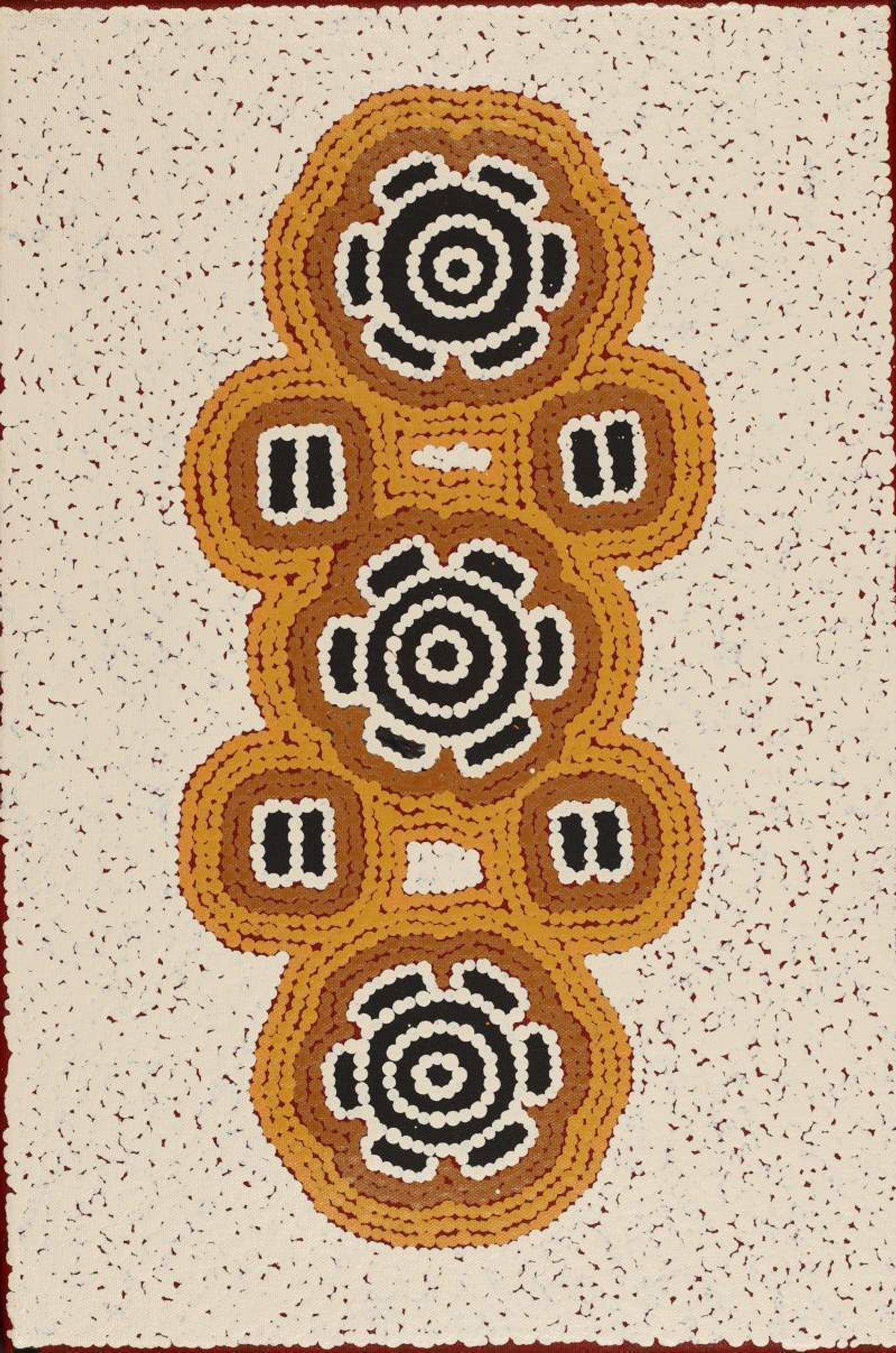 Pamapardu Jukurrpa (Flying Ant Dreaming)  - Warntungurru