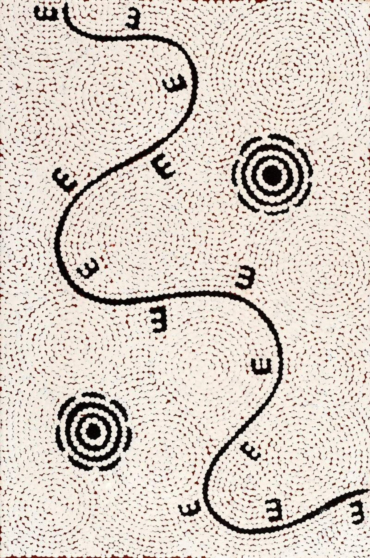 Pamapardu Jukurrpa (Flying Ant Dreaming)  - Warntungurru