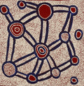 Ngapa Jukurrpa (Water Dreaming)  -  Puyurru