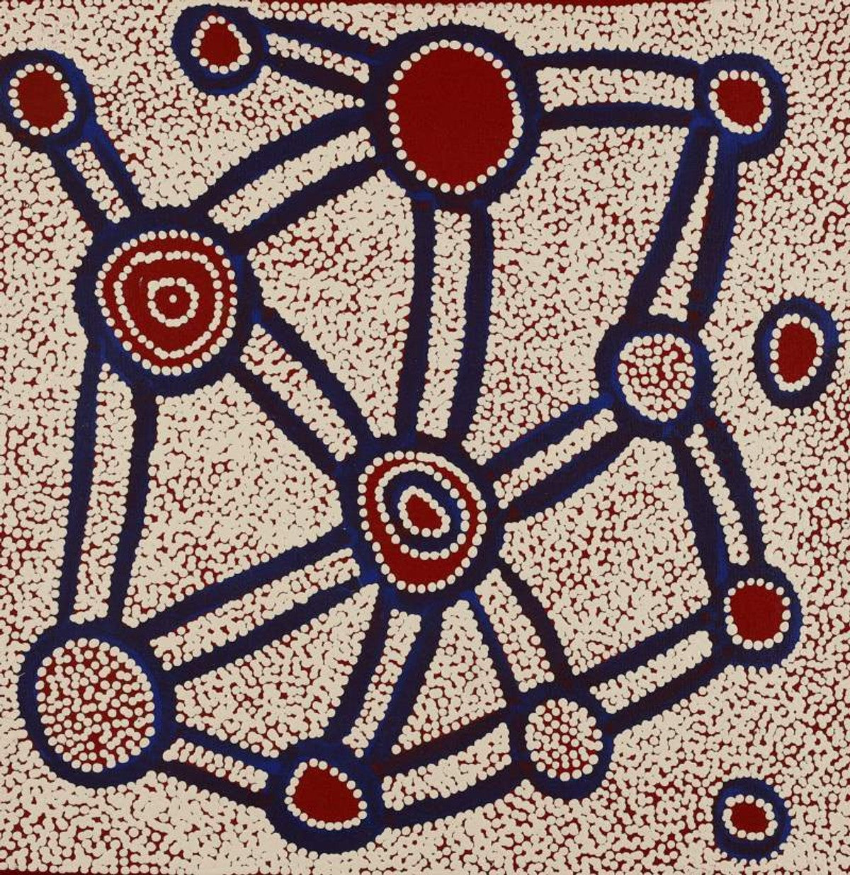 Ngapa Jukurrpa (Water Dreaming)  -  Puyurru