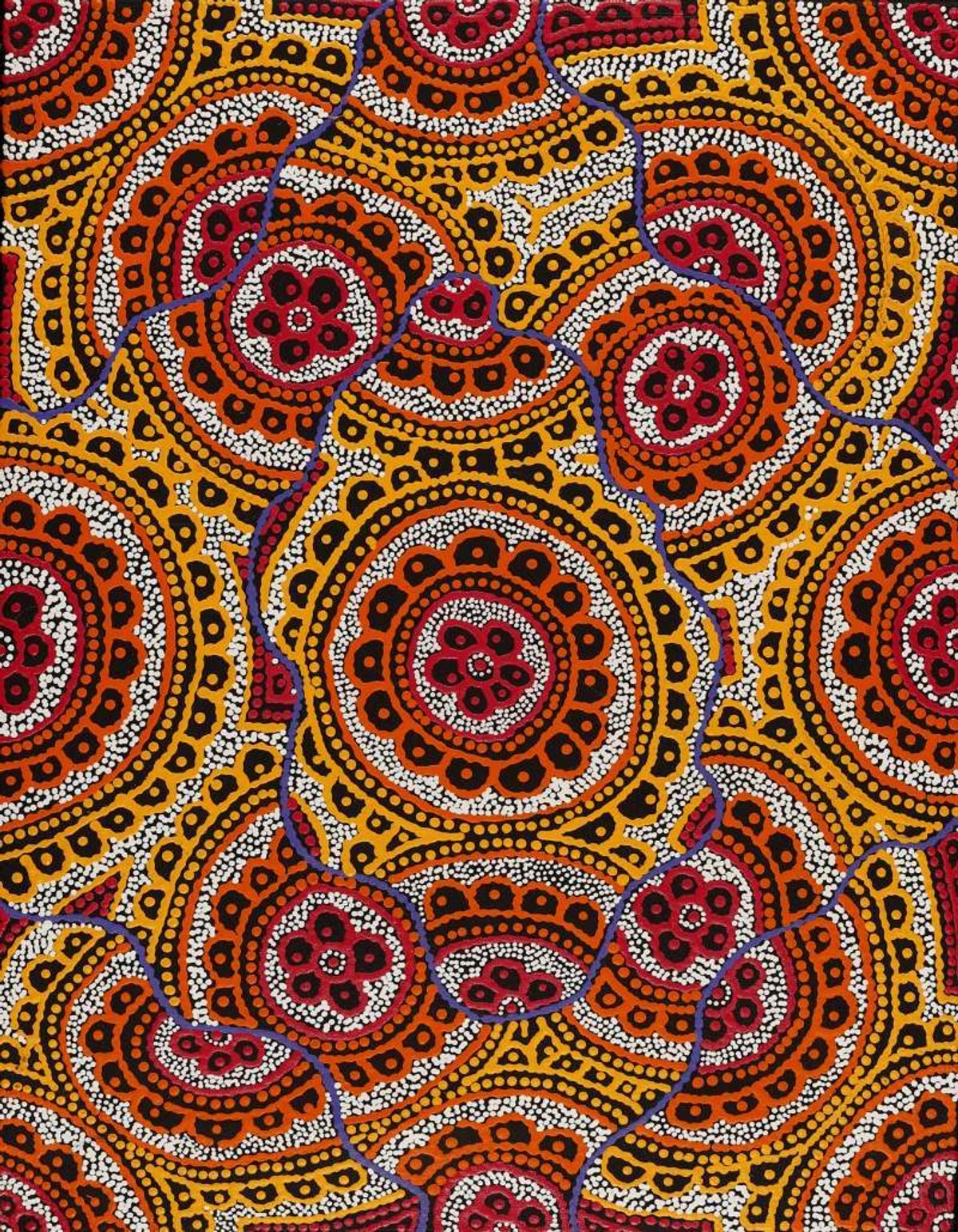 Ngalyipi Jukurrpa (Snakevine Dreaming) - Mina Mina