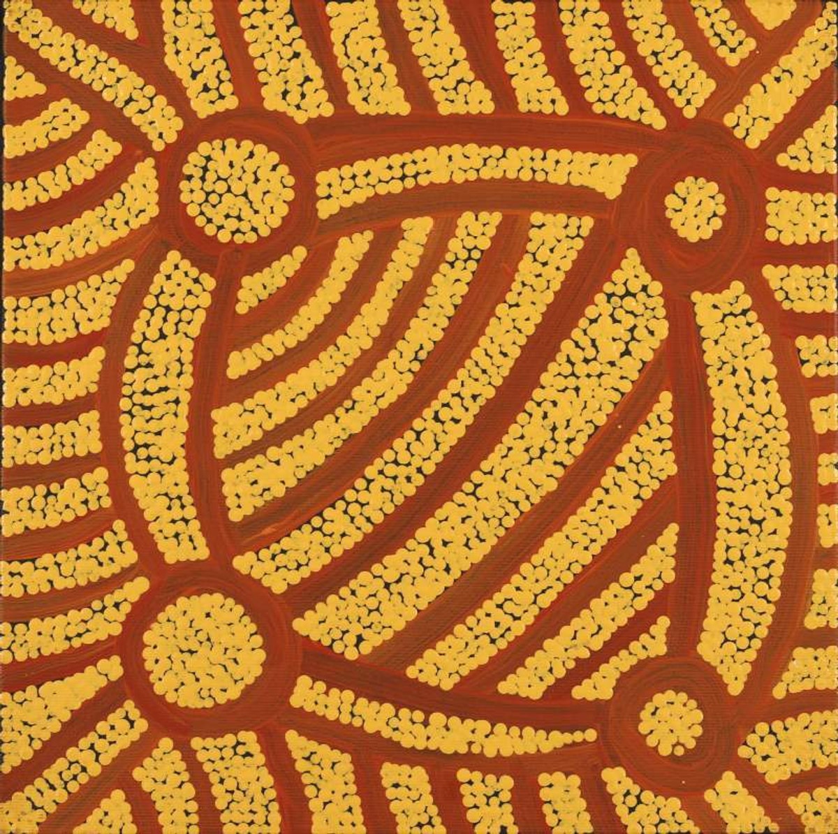 Pamapardu Jukurrpa (Flying Ant Dreaming)  - Warntungurru