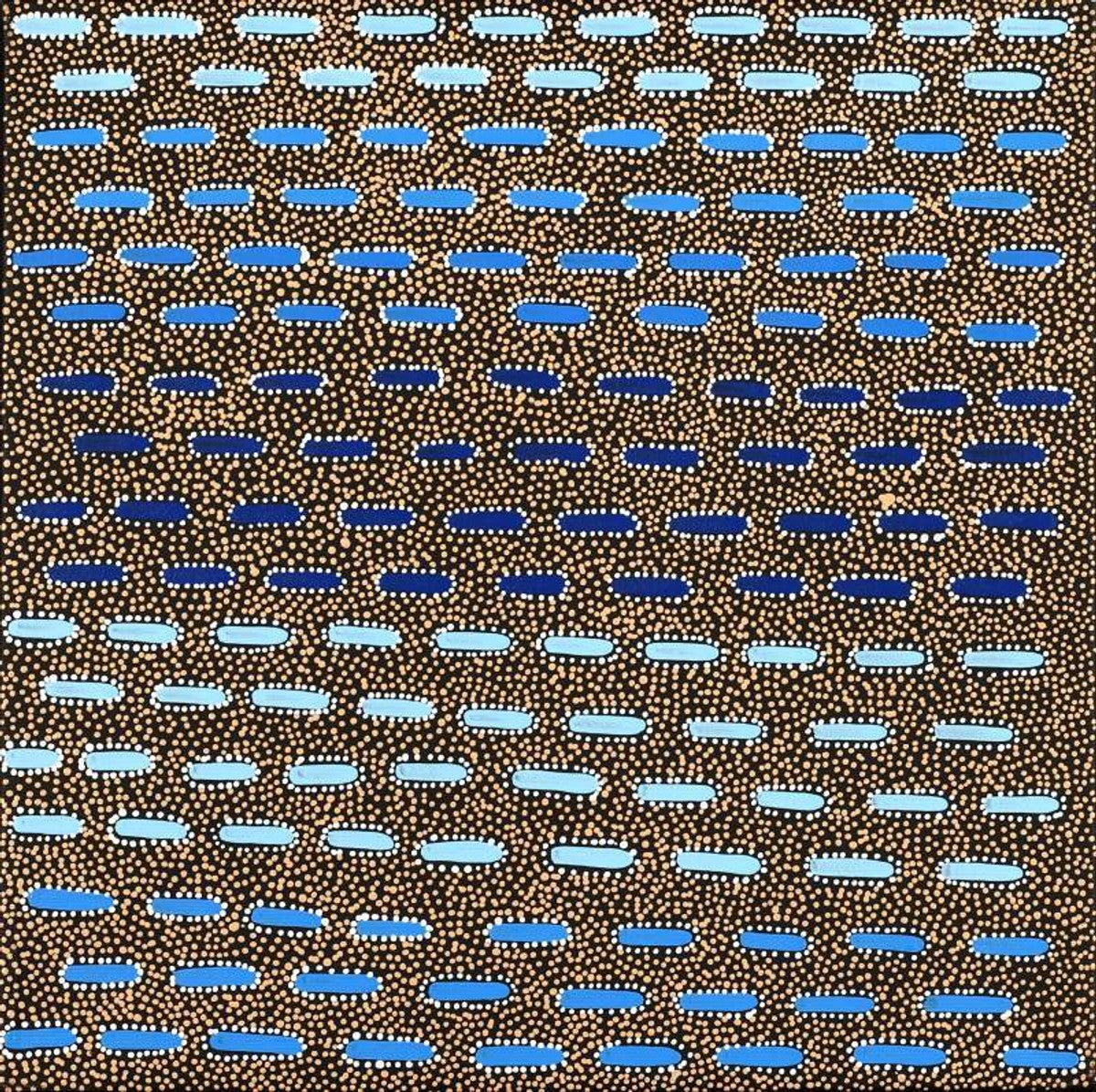 Ngapa Jukurrpa (Water Dreaming)  -  Puyurru
