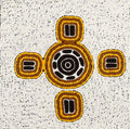 Pamapardu Jukurrpa (Flying Ant Dreaming)  - Warntungurru