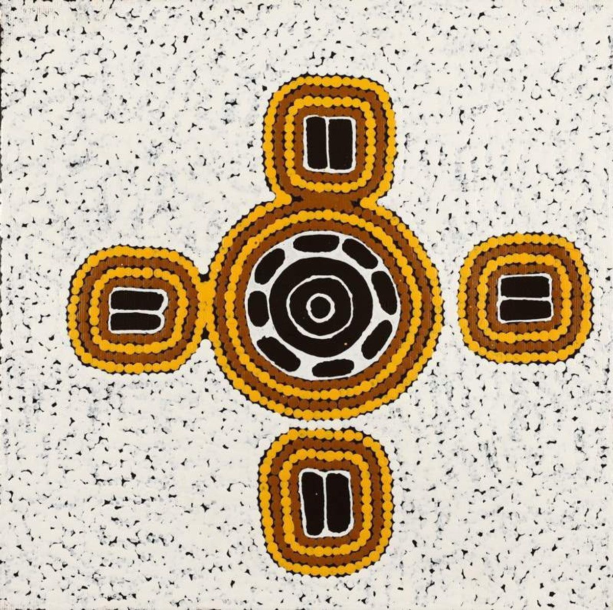 Pamapardu Jukurrpa (Flying Ant Dreaming)  - Warntungurru