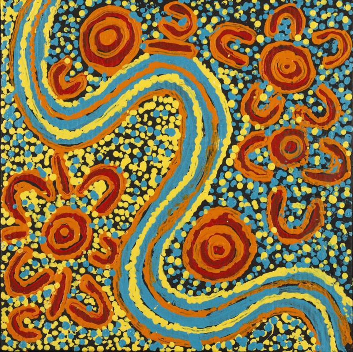 Ngapa Jukurrpa (Water Dreaming)  - Mikanji