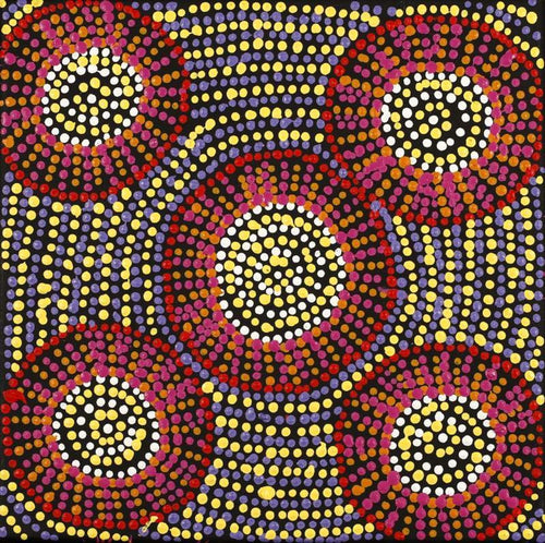 Jintiparnta Jukurrpa (Desert Truffle Dreaming) - Mina Mina