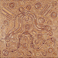Majardi Jukurrpa (Hairstring Belt/Skirt or Tassel Dreaming) - Mina Mina