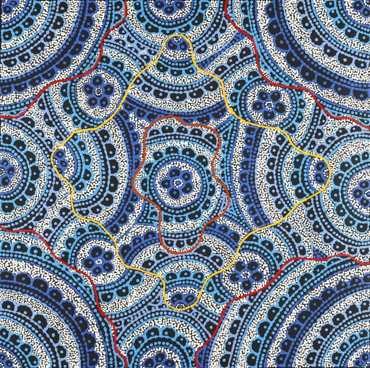 Ngalyipi Jukurrpa (Snakevine Dreaming) - Mina Mina