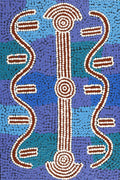 Ngapa Jukurrpa (Water Dreaming)  -  Puyurru