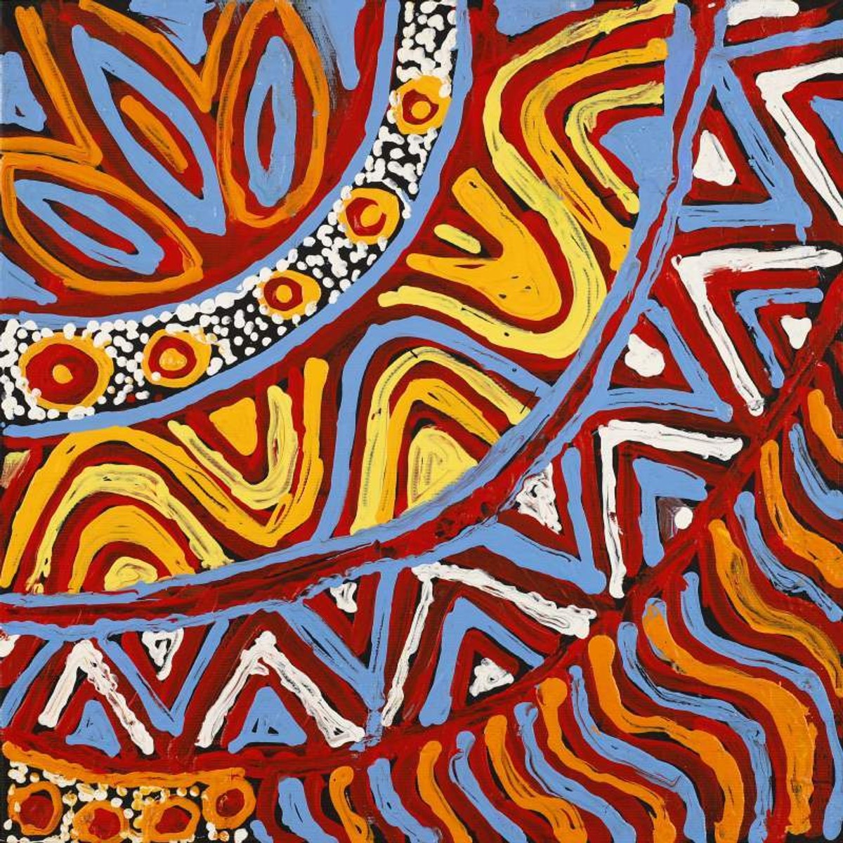 Ngapa Jukurrpa (Water Dreaming)  - Mikanji