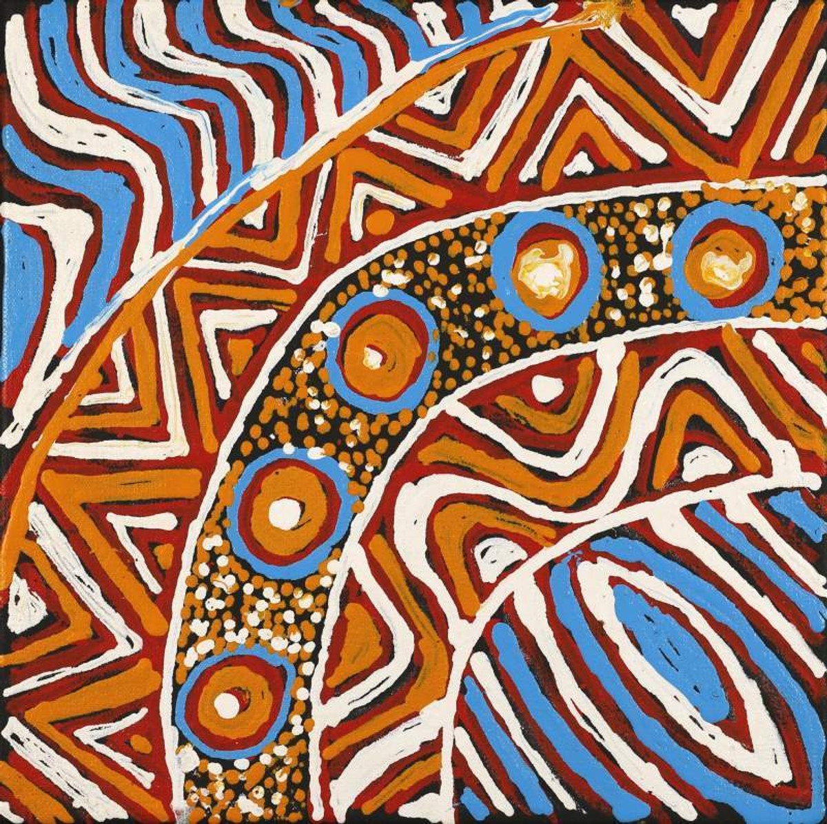 Ngapa Jukurrpa (Water Dreaming)  - Mikanji