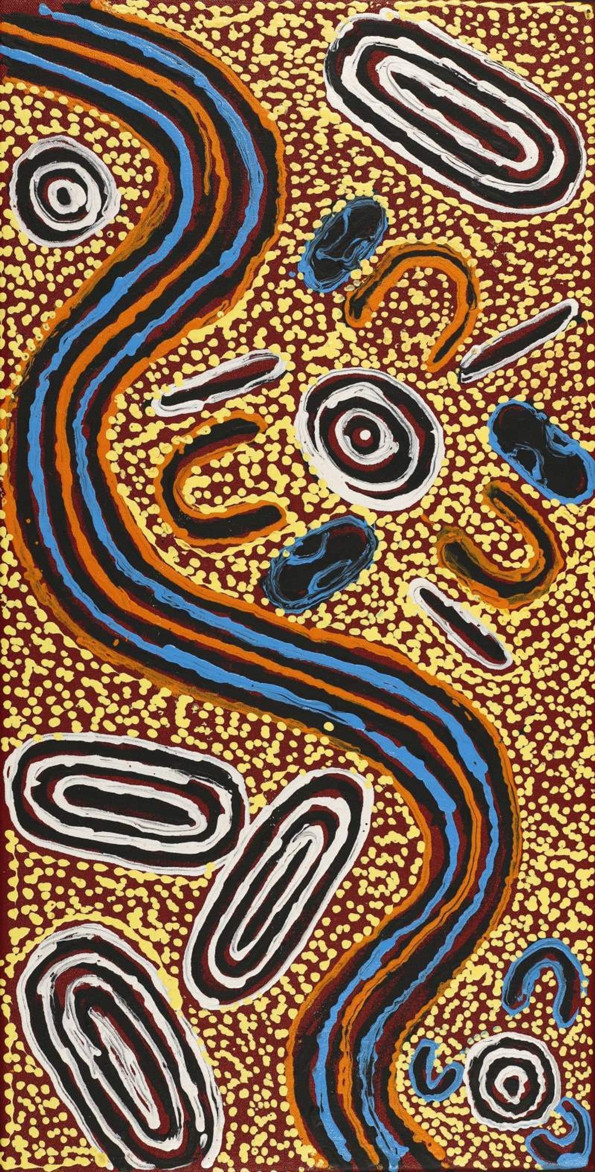Ngapa Jukurrpa (Water Dreaming)  - Mikanji