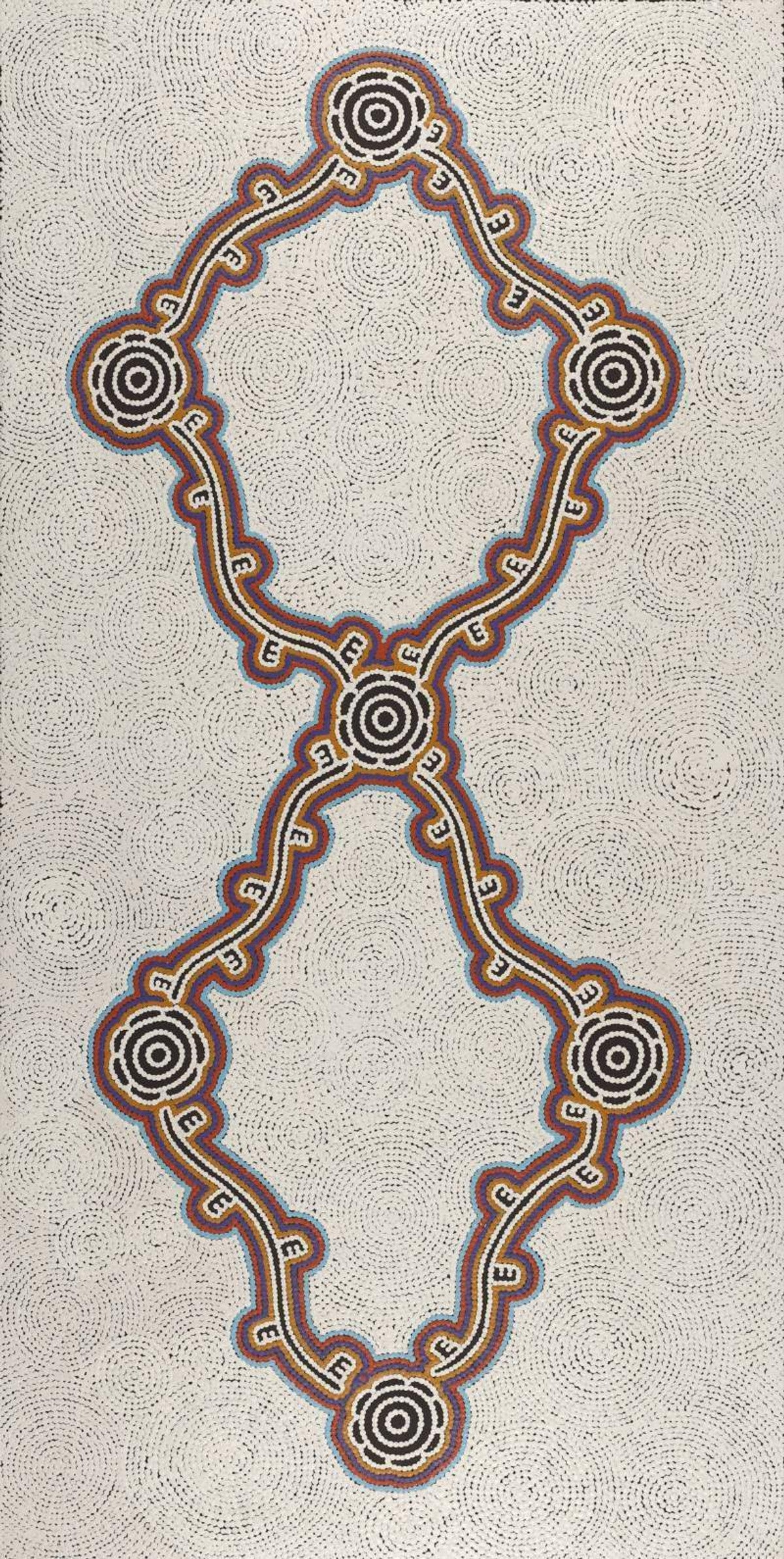 Pamapardu Jukurrpa (Flying Ant Dreaming)  - Warntungurru