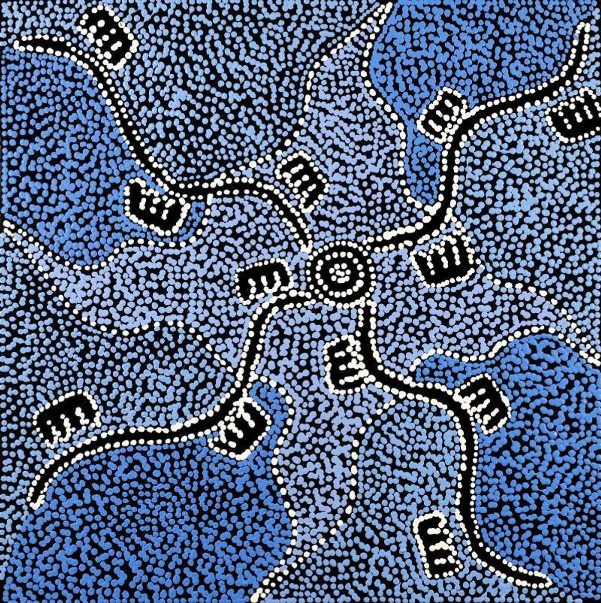 Wardapi Jukurrpa (Goanna Dreaming) - Yarripilangu