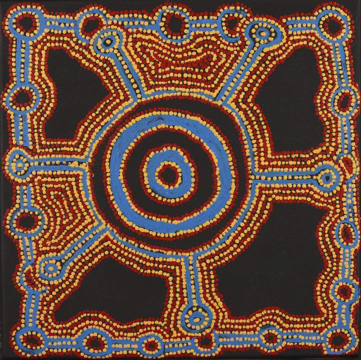 Ngapa Jukurrpa (Water Dreaming)  -  Puyurru