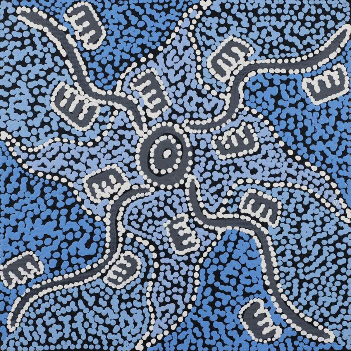 Wardapi Jukurrpa (Goanna Dreaming) - Yarripilangu