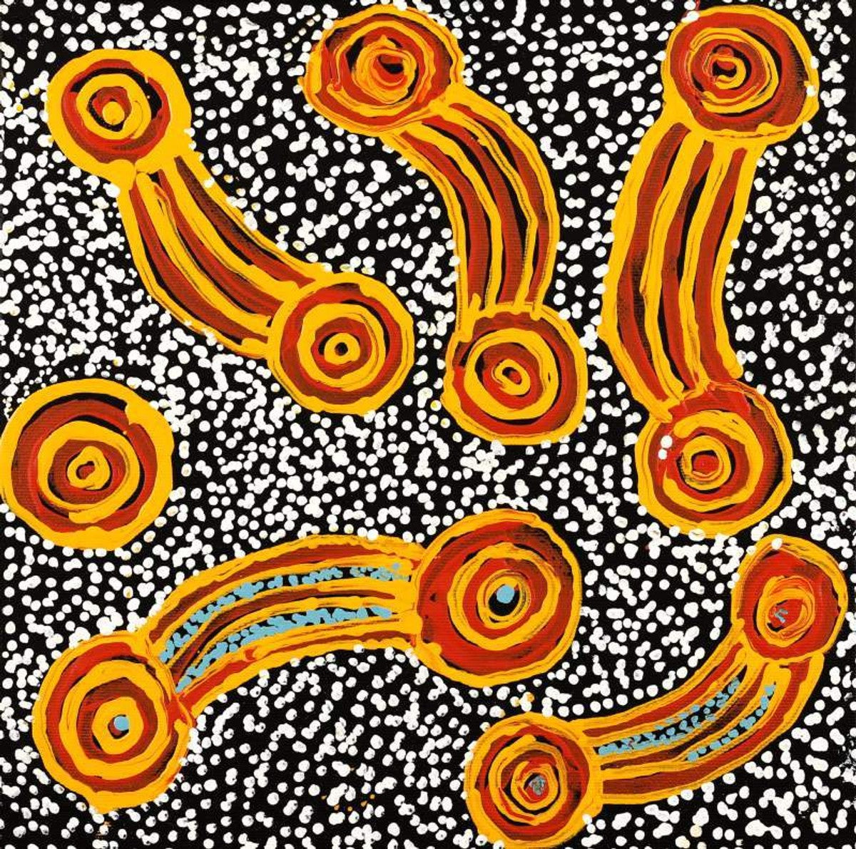 Ngapa Jukurrpa (Water Dreaming)  - Mikanji