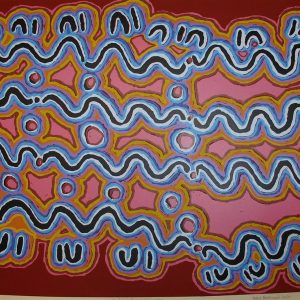 Ngalyipi Jukurrpa (Snake Vine Dreaming) - Purturlu by Betsy Napangardi Lewis (dec)