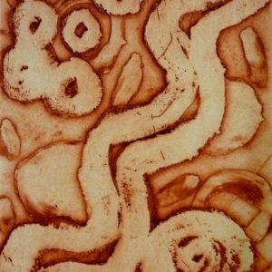 Yanjirlpirri  or Napaljarri-warnu Jukurrpa (Star or Seven Sisters Dreaming) by Alma Nungarrayi Granites (dec)