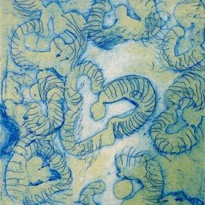 Mt Theo Jukurrpa (Mt Theo Dreaming) by Liddy Napanangka Walker (dec)