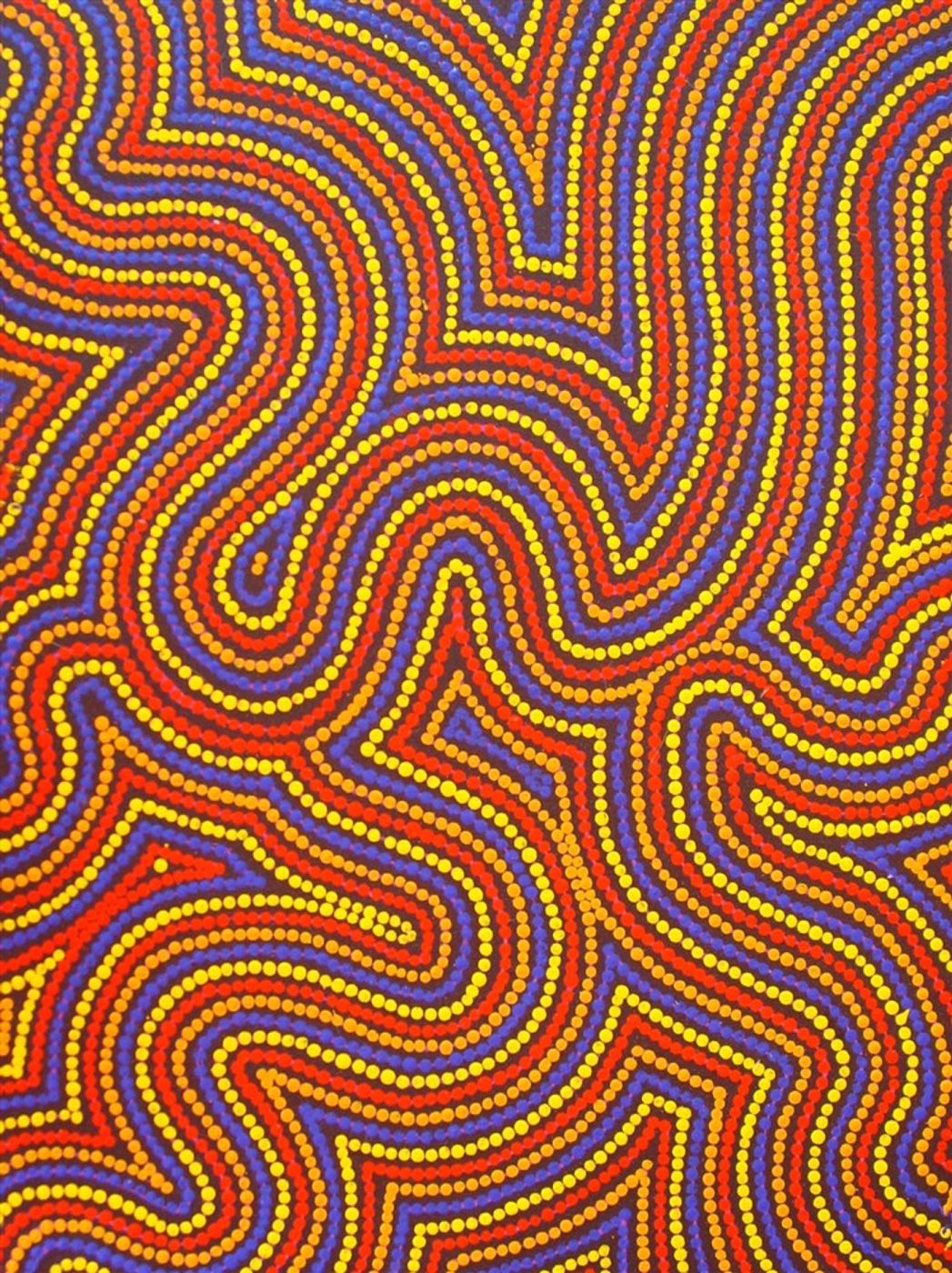 Janmarda Jukurrpa (Bush Onion dreaming) by Roslyn Napurrurla Dixon