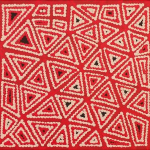 Ngapa Jukurrpa (Water Dreaming)  -  Pirlinyarnu by Juliette Nampijinpa Brown