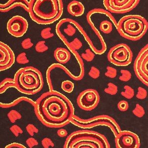 Janganpa Jukurrpa (Brush-tailed Possum Dreaming) - Mungapunju by Janelle Napurrurla Wilson