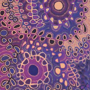 Mina Mina Jukurrpa (Mina Mina Dreaming) -  Ngalyipi by Gayle Napangardi Gibson (dec)