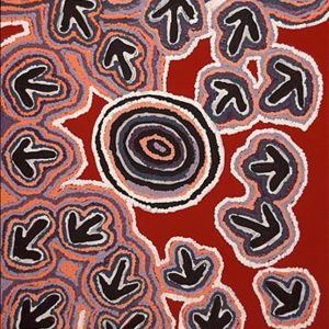 Yankirri Jukurrpa (Emu Dreaming) - Ngarlikurlangu by Margaret Nangala Gallagher