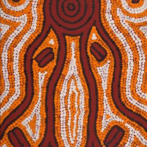 Ngapa Jukurrpa (Water Dreaming)  -  Pirlinyarnu by Steven Jangala Hargraves