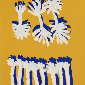 Ngapa Jukurrpa (Water Dreaming)  - Mikanji by Rosie Nangala Flemming (dec)