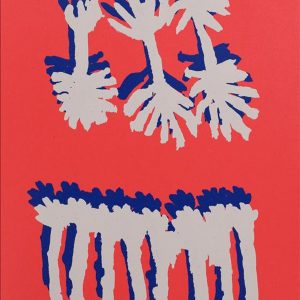 Ngapa Jukurrpa (Water Dreaming)  - Mikanji by Rosie Nangala Flemming (dec)