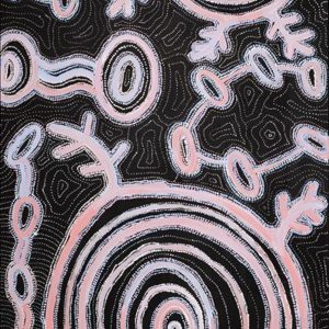 Pikilyi Jukurrpa (Vaughan Springs Dreaming) by Theo (Faye) Nangala Hudson