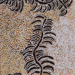 Watiya-warnu Jukurrpa (Seed Dreaming) by Katrina Nampijinpa Brown