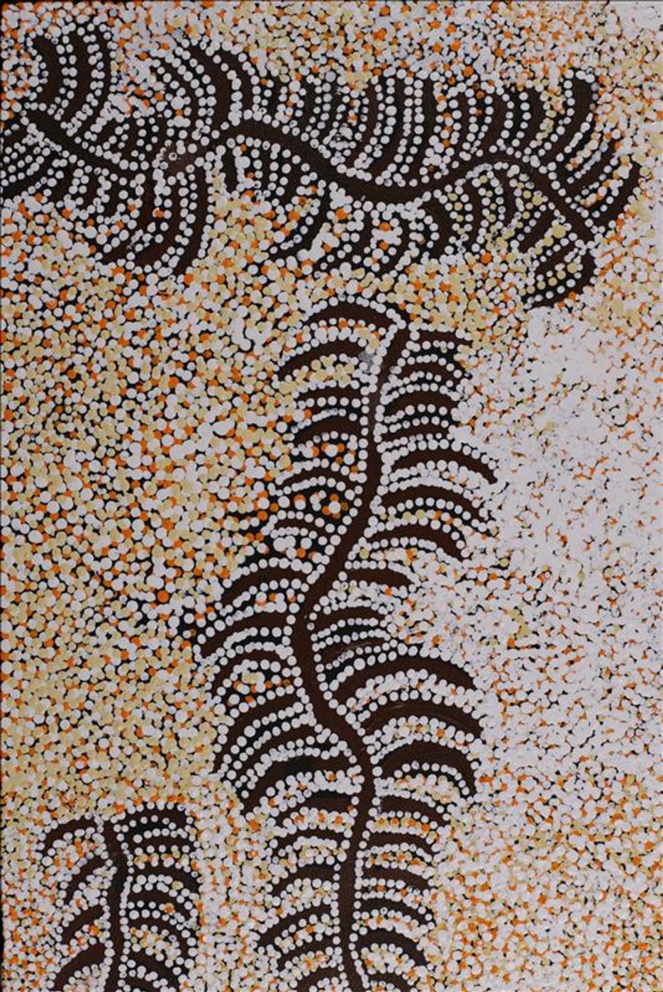 Watiya-warnu Jukurrpa (Seed Dreaming) by Katrina Nampijinpa Brown