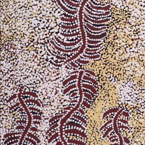 Watiya-warnu Jukurrpa (Seed Dreaming) by Katrina Nampijinpa Brown