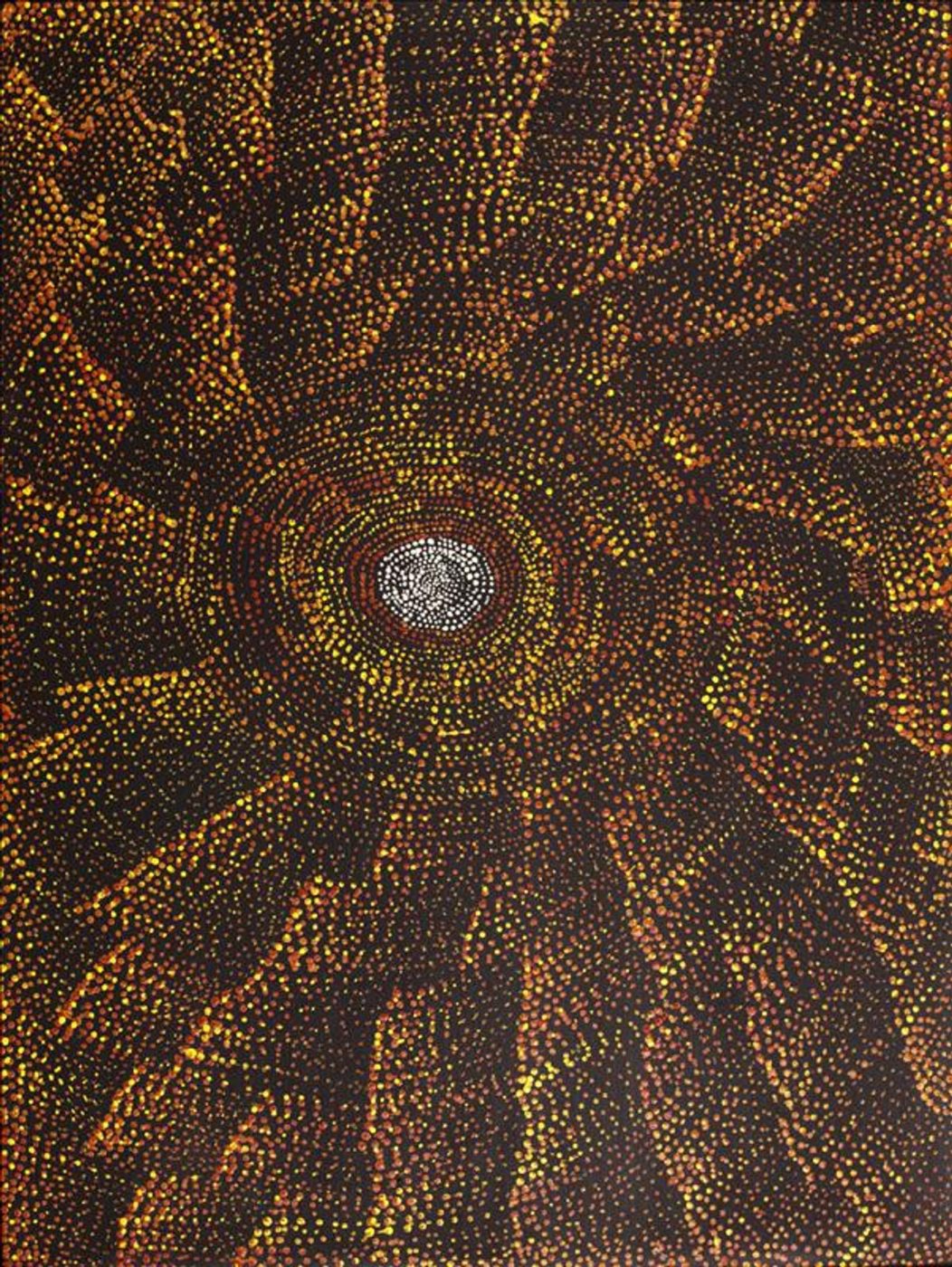 Ngapa Jukurrpa (Water Dreaming) - Puyurru by Melissa Nampijinpa Karpa