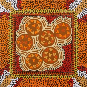 Pamapardu Jukurrpa (Flying Ant Dreaming) - Wapurtali by Mickaela Napangardi Lankin