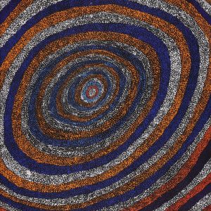 Ngapa Jukurrpa (Water Dreaming)  -  Puyurru by Sarah Napurrurla Leo