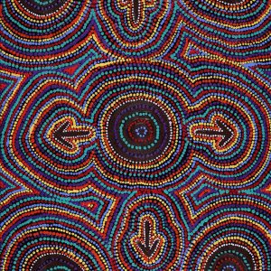 Yankirri Jukurrpa (Emu Dreaming) - Ngarlikurlangu by Jeffrey Jangala Gallagher