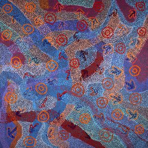 Yankirri Jukurrpa (Emu Dreaming) - Ngarlikurlangu by Margaret Nangala Gallagher