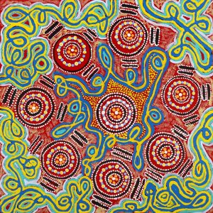 Nguru Yurntumu-wana (Country around Yuendumu) by Cecilia Napangardi Edwards