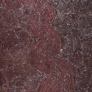 Mina Mina Jukurrpa (Mina Mina Dreaming) -  Ngalyipi by Christine Nakamarra Curtis